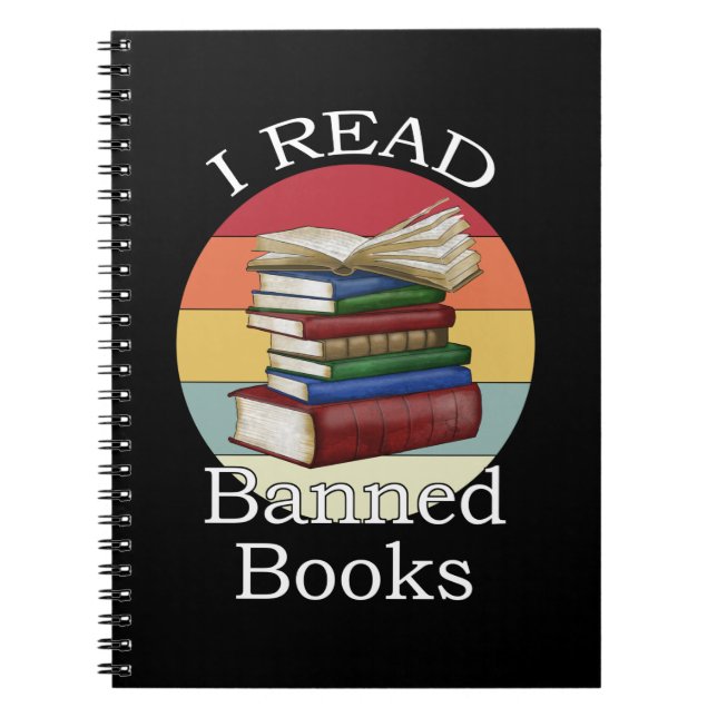 I Read Banned Books Librarian Bookworm Book Reader (Front)