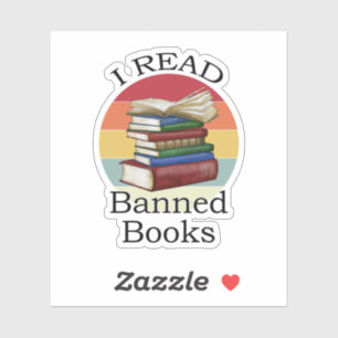 I Read Banned Books Librarian Bookworm Book Reader