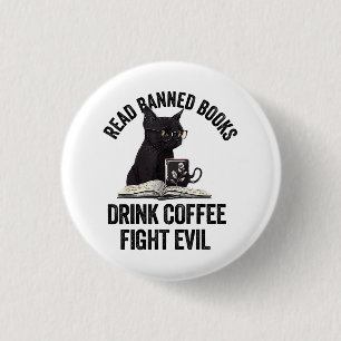 I Read Banned Books Lover BookWorm Love Banned Boo 3 Cm Round Badge