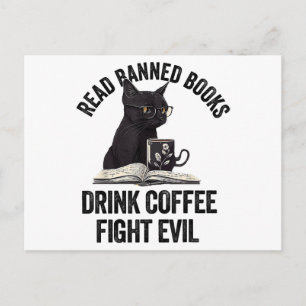 I Read Banned Books Lover BookWorm Love Banned Boo Postcard