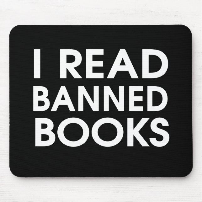 I Read Banned Books Mouse Mat (Front)