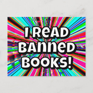I Read Banned Books Postcard
