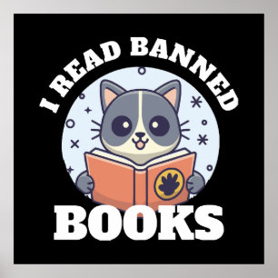 I read banned books poster