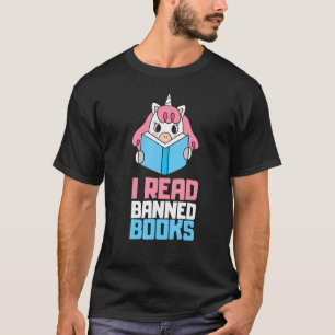 I Read Banned Books Reader Bookworm T-Shirt