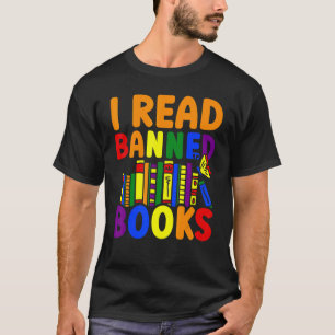 I Read Banned Books Reading Library 9 T-Shirt