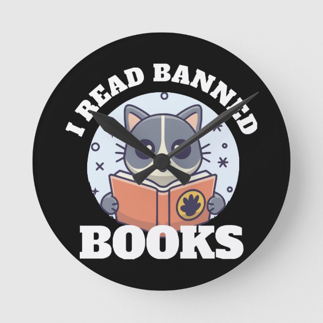 I read banned books round clock (Front)