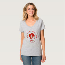 I READ BANNED BOOKS v-neck t-shirt