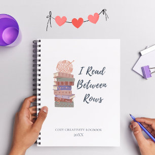 I Read Between Rows Crochet Knitting Book Lover
