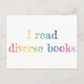 I Read Diverse Books Postcard