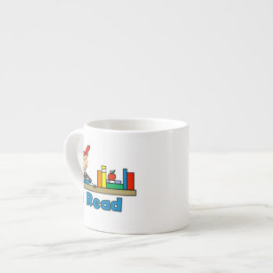 I Read Espresso Cup
