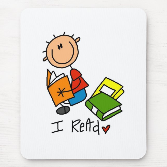 I Read Mouse Mat (Front)