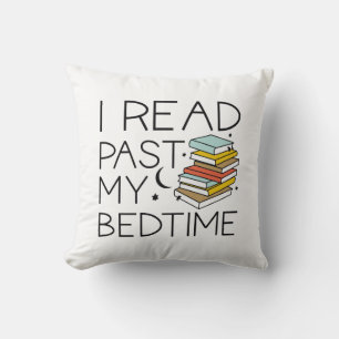 I Read Past My Bedtime Cushion