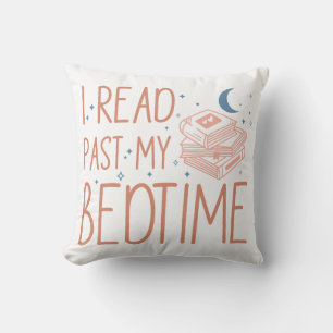I Read Past My Bedtime Cushion