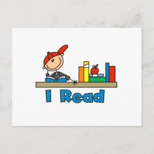 I Read Postcard