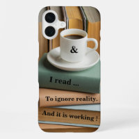 I read to ignore reality, it's working
