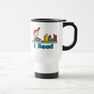 I Read Travel Mug