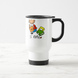 I Read Travel Mug