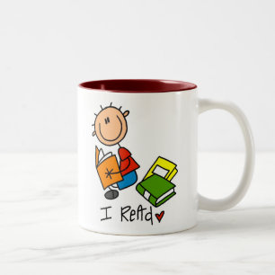 I Read Two-Tone Coffee Mug