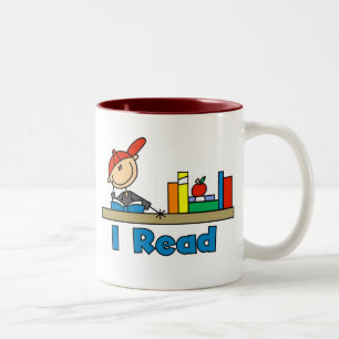 I Read Two-Tone Coffee Mug
