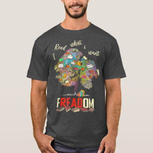 I Read What I Want Banned Books Week Librarian  T-Shirt