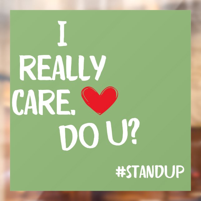 I really care window cling (Sheet 2)