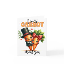 I Really Carrot About You Valentine's Day Card