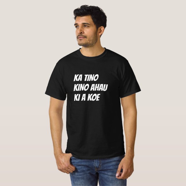 I really hate you in Maori T-Shirt (Front Full)