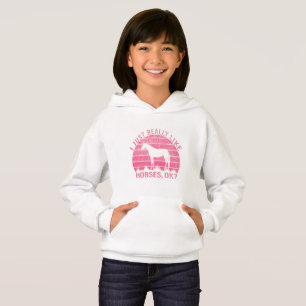 I Really Like Horses in Rose Pink   