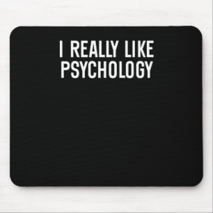 I Really Like Psychology Sticker Mouse Mat