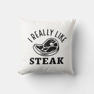 I Really Like Steak Cushion