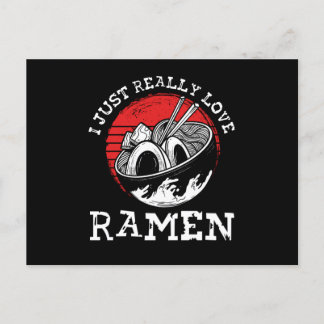 I really love ramen postcard