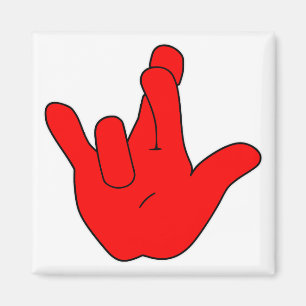 I Really Love You ASL  ©WhiteTigerLLC.Com Magnet