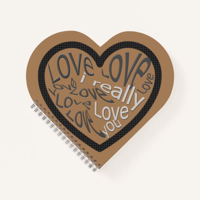 I REALLY LOVE YOU Baby Notes | m3galleryStudio Notebook (Front)