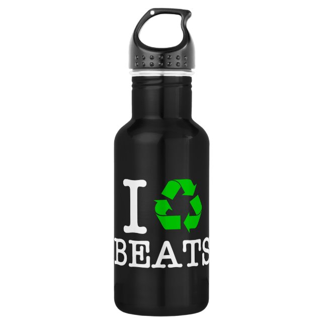 I Recycle Beats 532 Ml Water Bottle (Front)