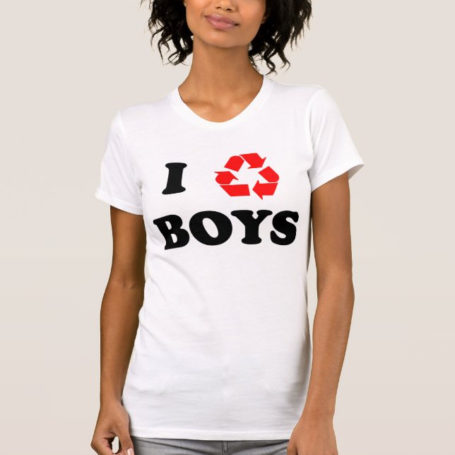 I Recycle Boys T-shirt (Front)