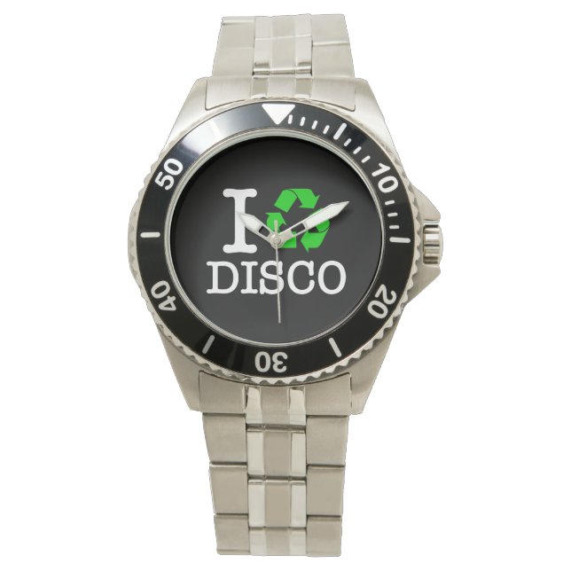 I Recycle Disco Watch (Front)