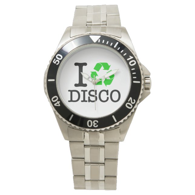 I Recycle Disco Watch (Front)