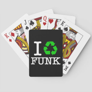 I Recycle Funk Playing Cards
