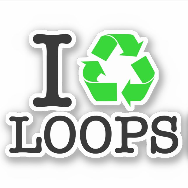 I Recycle Loops (Front)