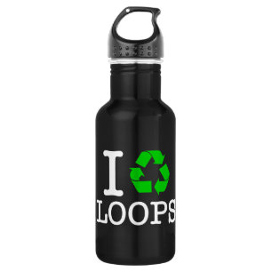 I Recycle Loops 532 Ml Water Bottle