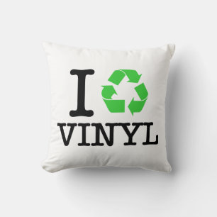 I Recycle Vinyl Cushion