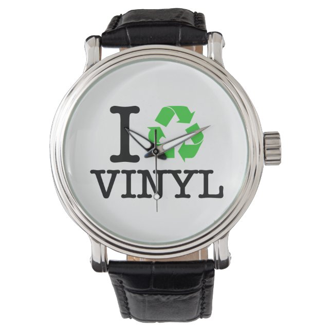 I Recycle Vinyl Watch (Front)