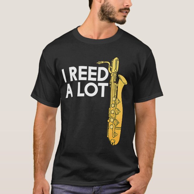 I Reed A Lot Oboe Player  Oboes Music T-Shirt (Front)