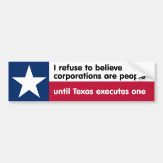 I refuse to believe... bumper sticker