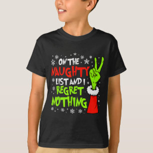 I Regret Nothing Funny Christmas  T-Shirt