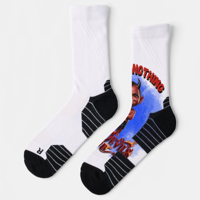 I Regret Nothing Little Devils Club Socks (Left)