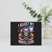 I Reject My Mortal Flesh Trans Transgender LGBTQ