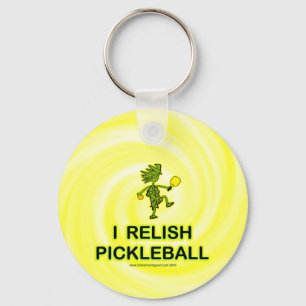 I Relish Pickleball Shirts & Gifts Key Ring