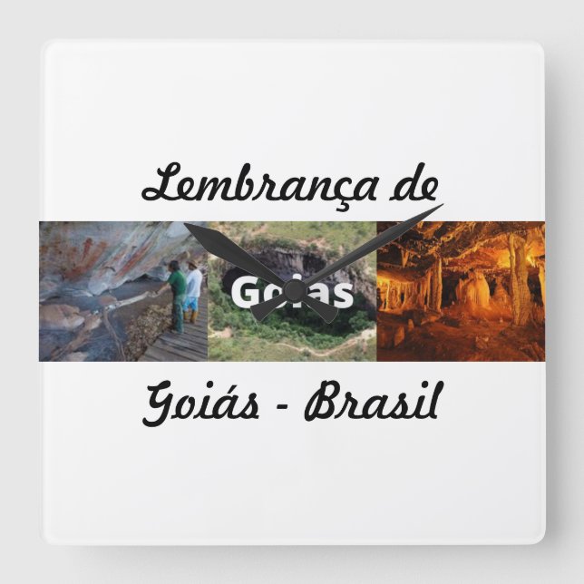 I remember Goiás Square Wall Clock (Front)