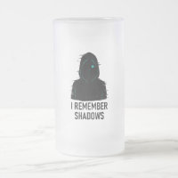 I Remember Shadows - Glitched Hooded Figure Design